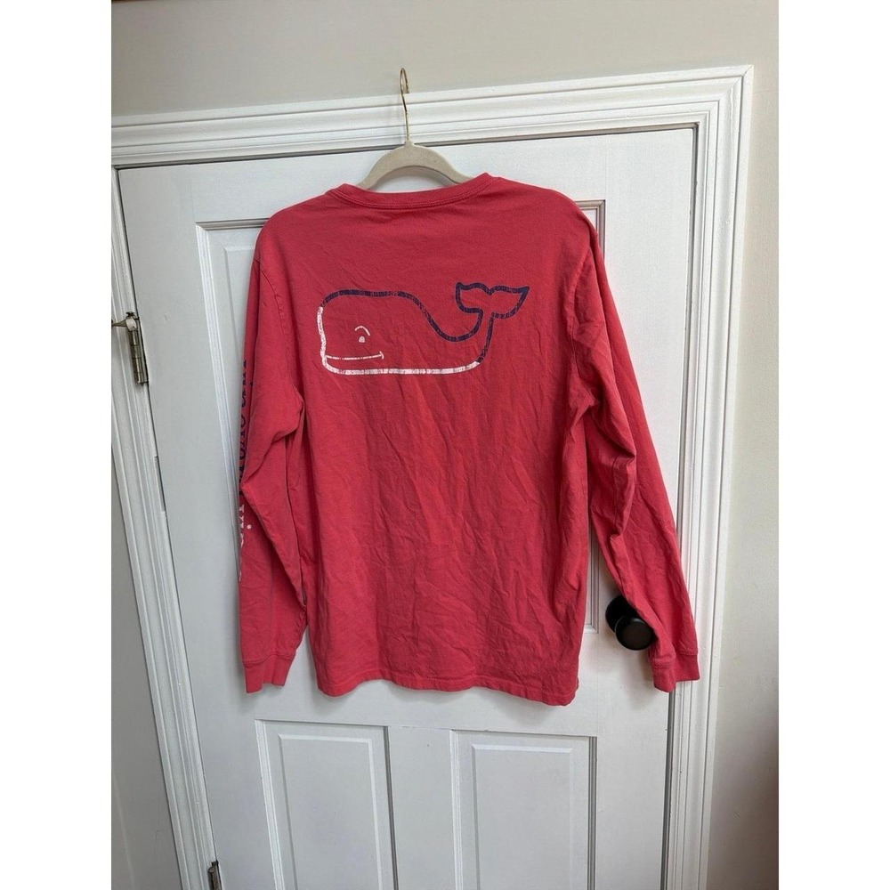 Vineyard Vines Long-Sleeve Vintage Whale Pocket T-Shirt men's medium